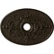 Ekena Millwork Alexa Medallion (Canopies up to 5 5/8"), 30 3/4"W x 21 1/4"H x 3 7/8"ID x 1 5/8"P, Stone Hearth CM21X30ALSHC - alternate 1